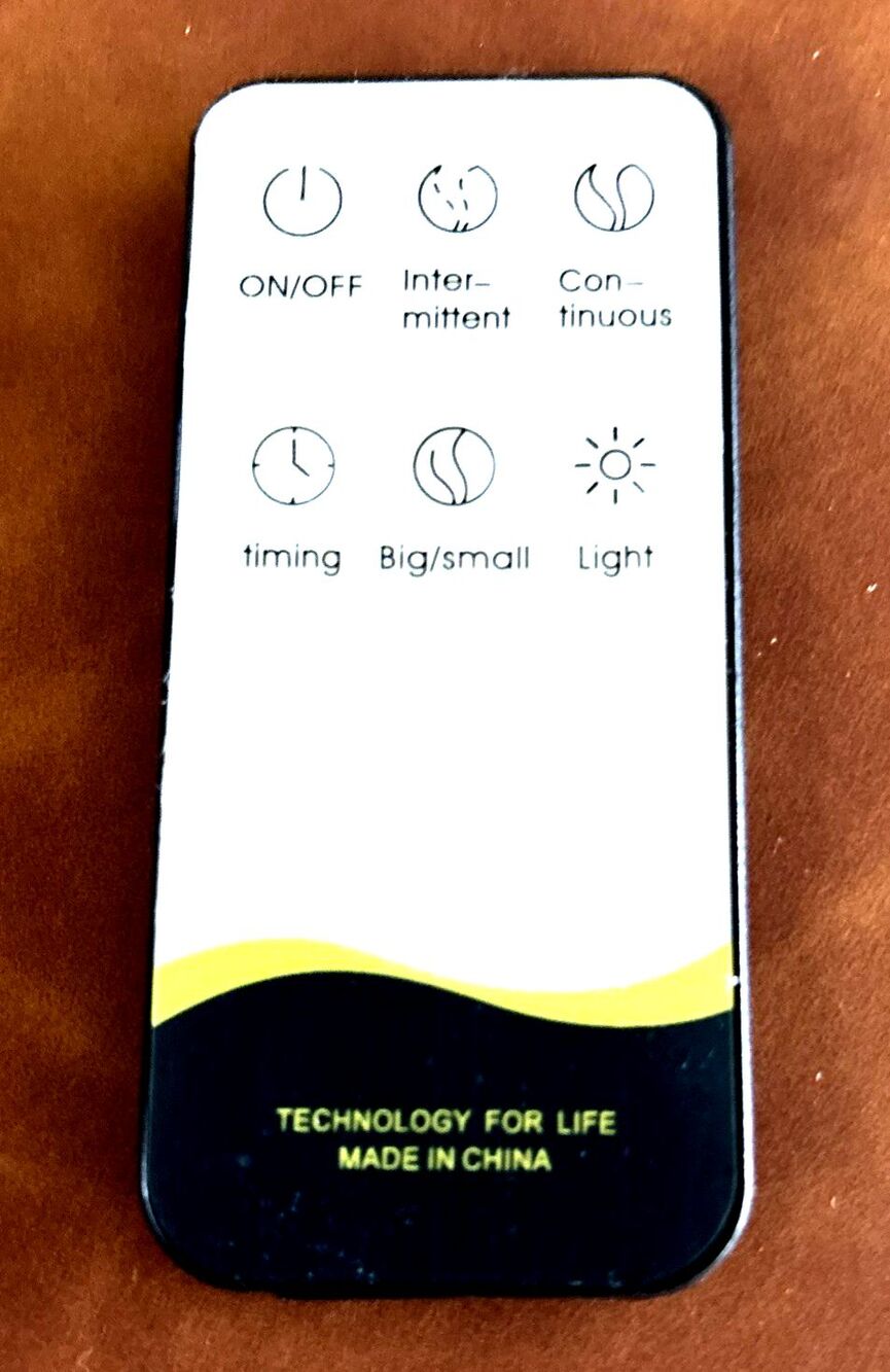 HoMedics TECHNOLOGY FOR LIFE REMOTE CONTROL for ESSENTIAL OIL DIFFUSER W/BATT